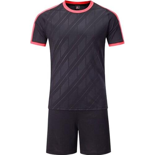 Breathable Soccer Jersey Sets Men Survetement Football Training Suit Team Soccer Sport Kits Clothes Blank Jogging Uniforms Print