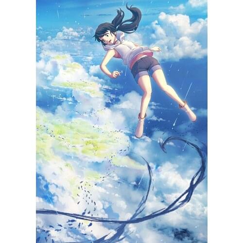 Lot style Choose Weathering With You Makoto Shinkai Movie Art print Silk poster Home Wall Decor
