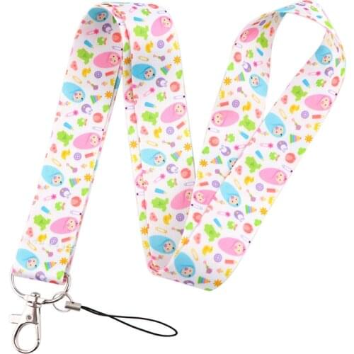 DNA Molecules Cute Baby Neck Strap Lanyards ID badge card holder keychain Mobile Phone Strap Gift Ribbon webbing necklace