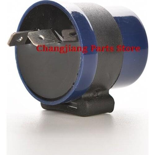 Motor Buzzer Flasher Relay Indicator DC 6V 12V Input Motorcycle Blue Inbuilt Beeper Flasher Turn Signal LED Blinker 2 Pins