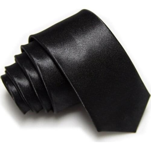 2019 fashion Slim Ties Skinny Tie Mens necktie Solid color Polyester 36colors 5CM WIDTH