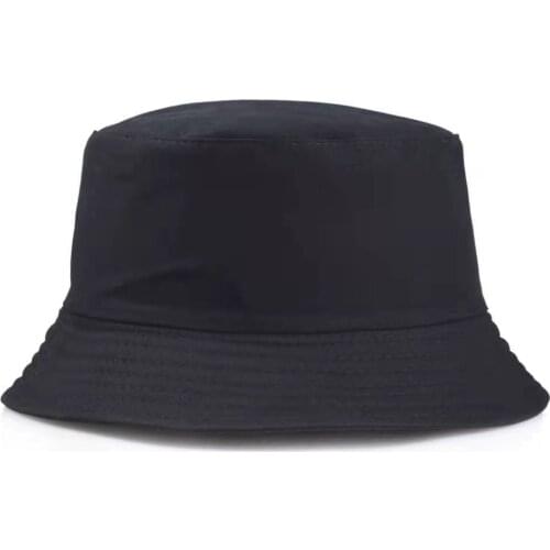 New Summer Cotton Bucket Hats Women Unisex Sunscreen Panama Hat Men Pure Color Sunbonnet Fedoras Outdoor Fisherman Hat Beach Cap
