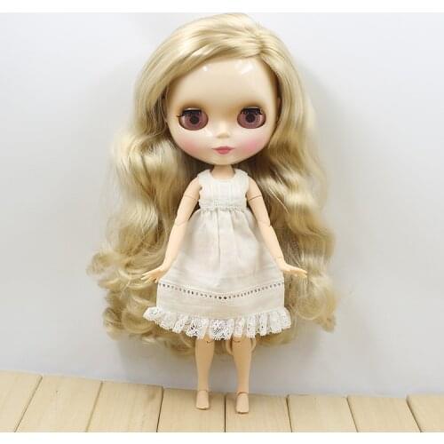 Joint body Nude blyth Doll,blond hair big eye doll ,cute 333
