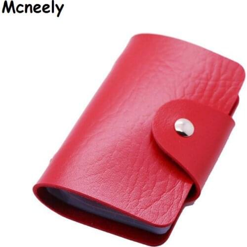 High Quality 24 Cards Bank Credit Card Case Unisex Business Card Holder Wallet ID Holders High Capacity Card Holder