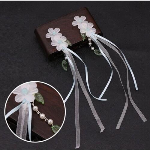 Retro Style Chinese Clothing Headdress Flower Cute Shape Hairpins Sweet Childrens Hair Jewelry Accessories XH