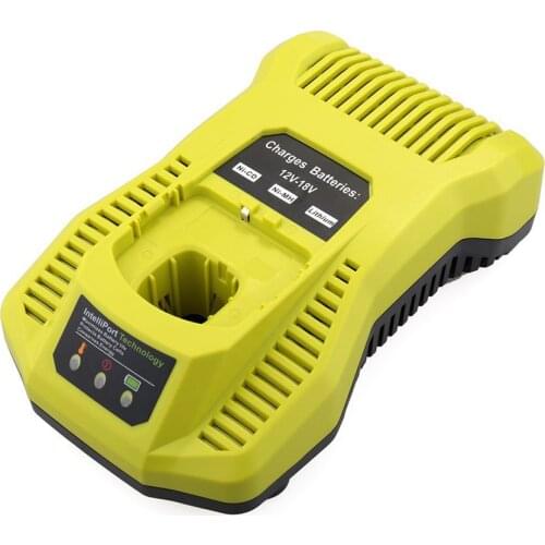 Battery Charger,Battery Pack Power Tool,Rechargeable For Ryobi P117,Ni-Cd Ni-Mh Li-Ion Battery Charger Plastic