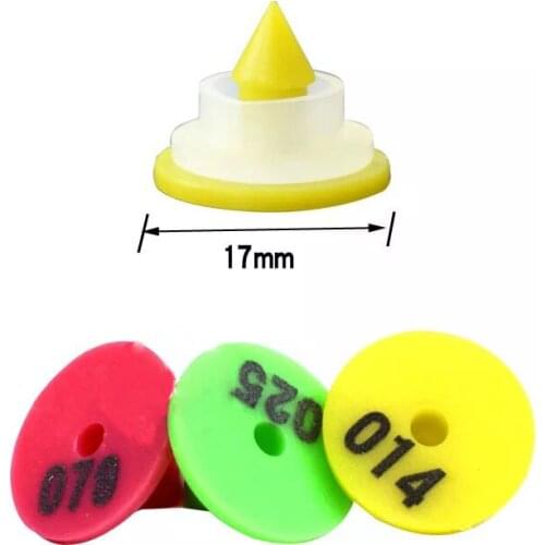 1000pc plastic Rabbit Ear Tag Fox Mink Raccoon Dog Tag Labeled Rabbit Ear Mark With Rabbit Ear Sign Rabbit Nipple Feeding Drinke