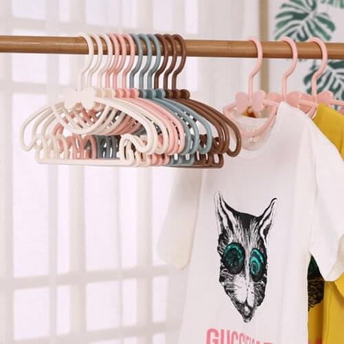 29.5cm 20 pcs/lot Plastic Kids' Clothes Hangers Cute Baby Hanger Childrens Clothing Hanger Infant Coat Holder