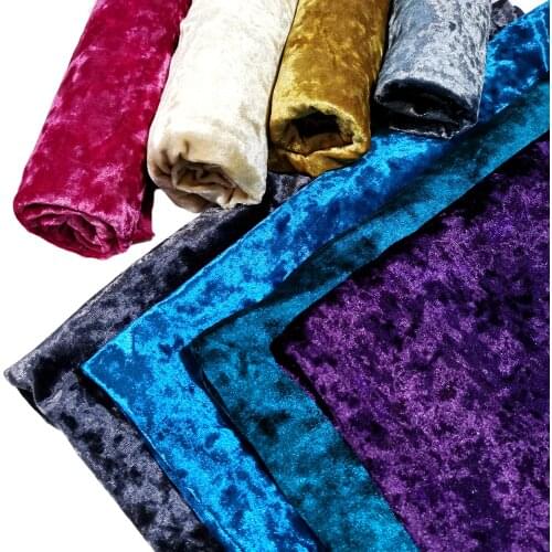 50*150cm CrushedVelvet Fabric Elastic Soft Ice Velvet Fabric Dress Cloth DIY Wallet Tablecloth Curtains Pillow Sofa Cloth,c14385