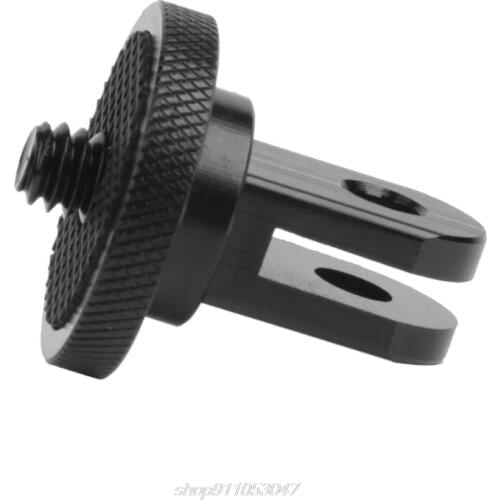Aluminum Alloy 1/4 Inch Mini Tripod Adapter Mount for gopro Hero 7 5 6 Session Sjcam Sj4000 Yi 4K Eken H9 Camera N19 20 Dropship