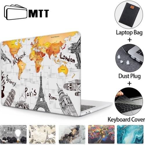 MTT Laptop Case For Macbook Pro Air 11 12 13 15 16 inch 2020 Cover for apple macbook pro 13 Funda coque a2289 a2251 a2179 a1466
