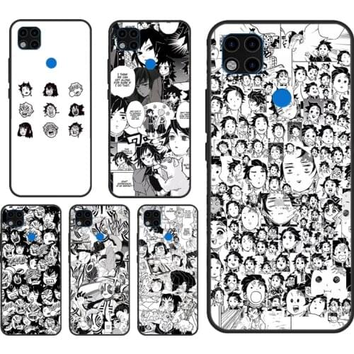 Demon Slayer Anime Case For Xiaomi Redmi Note 7 8 9 10 Pro Note 9S 8T Cover Fundas For Redmi 9T 9A 8A K40 9C