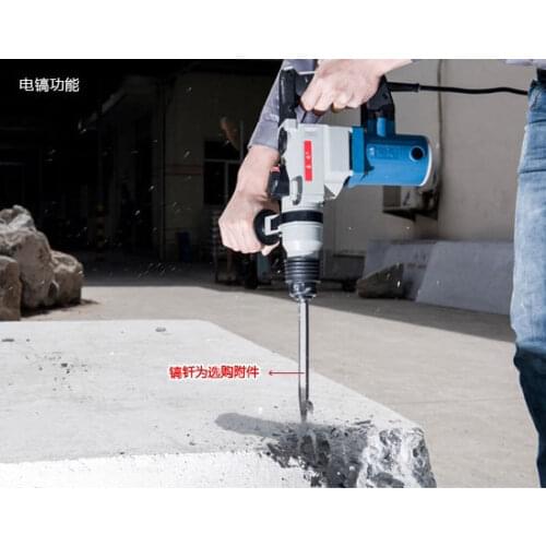 26mm Electric Rotary Hammer 750W Electric Hammer Light Electric Pick (Gift 8/10mm Drill Bit)
