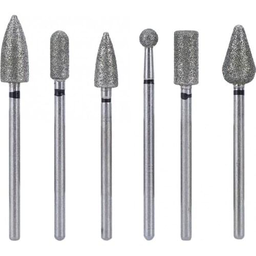 Manicure Cutters For Manicure 6pcs Nail Grinding Sanding Bit for for Nail Electric Drill Manicure Machine Accessory Tools Nail