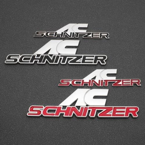 1pcs 3D Metal Car Stickers Tail Emblem Badge Decals For BMW AC Schnitzer E46 E39 E90 E36 E34 F10 F15 E53 X5 X6 Car Accessories