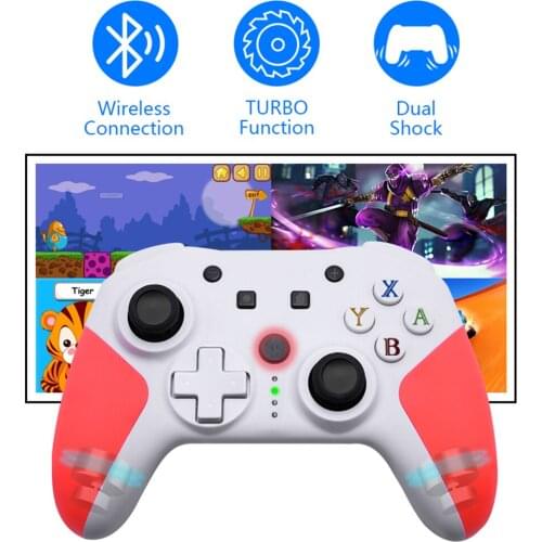 2021 New Ns6 Switch Wireless Bluetooth Gamepad With Vibration Wake-Up Function Switch Pro Game Joystick Controller