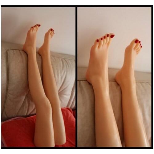 New High Quality Mannequin Easy Bend Silicone Mannequin Leg Sexy Mannequin Leg Model Made In China