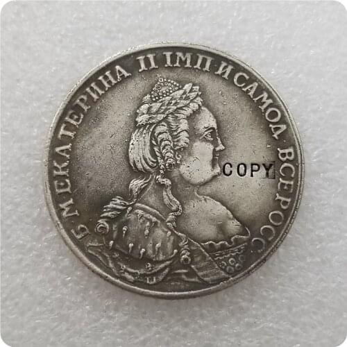 1789 RUSSIA 1 ROUBLE Copy Coin commemorative coins-replica coins medal coins collectibles