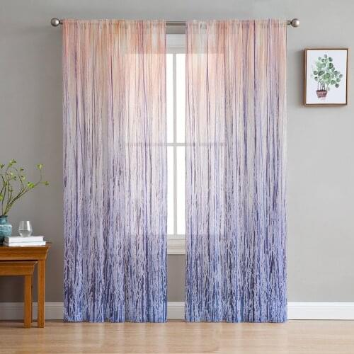 Bedroom Sheer Curtains Abstract Dead Branches Living Room Kitchen Window Curtains Garden Terrace Balcony Bedroom Sheer Curtains