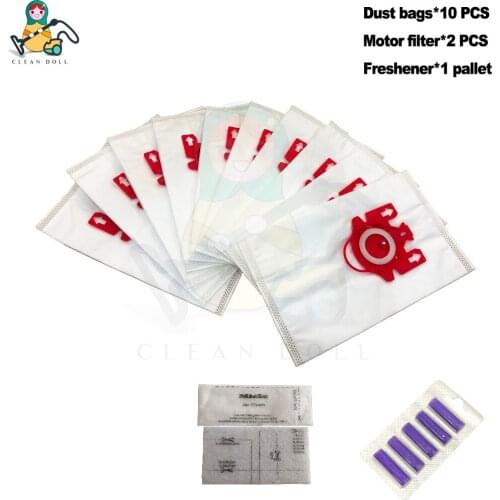 CLEAN DOLL dust bags for vacuum cleaner Miele FJM 9917730 Compact C1 C2 S241 S296 S300 S700 S4000 S6000 Miele filter dust bag