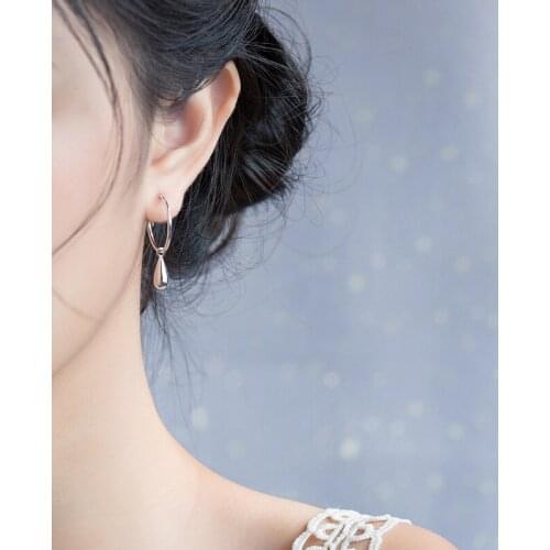 Colusiwei 100% Real 925 Sterling Silver Minimalism Water Drop Dangle Earrings for Women Fashion Fine Jewelry Brincos 2020 New