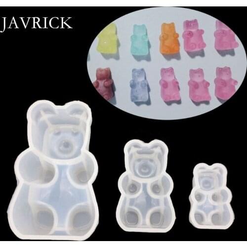 Gummy Bear Candy Silicone Mold Cake Chocolate Fondant Resin Craft Tool DIY Pendant Accessories Jewelry Making Tool