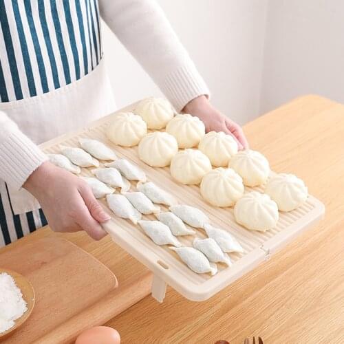Foldable dumpling tray, household dumpling placemat, pasta curtain cover mat