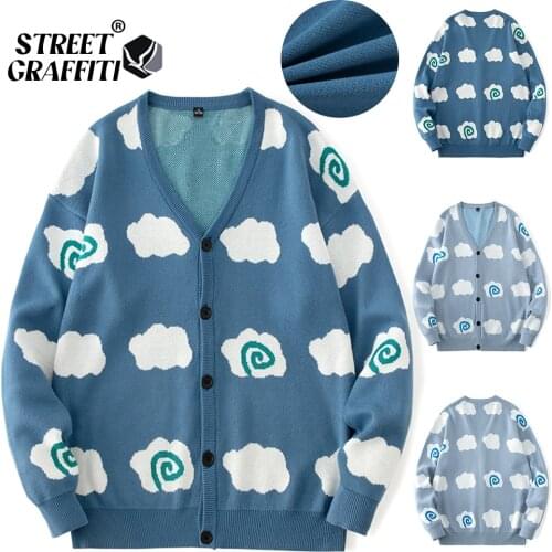 STREET GRAFFITI Men's Cardigans