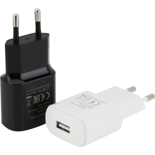 5V 2A EU Plug USB Wall Mobile Phone Charger Adapter for iPhone 11 XS X Max 8 7 Fast Charging For Samsung Xiaomi Tablet PC 500pcs