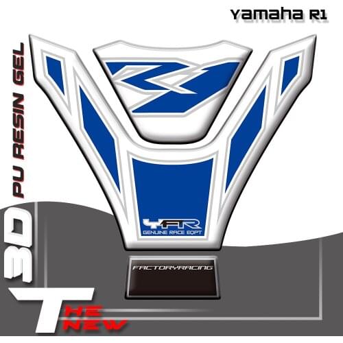 High quality New Motorcycle 3D Emblem Tank Pad Protection Decal Sticker Tank Pad Protector Decal For Yamaha R1 2004 2005 2006