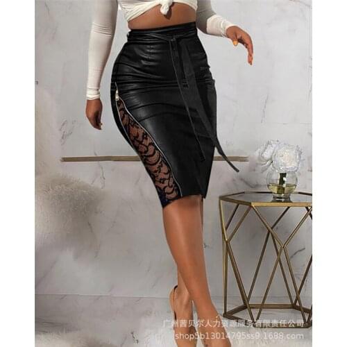 Wepbel Lace Pencil Skirts