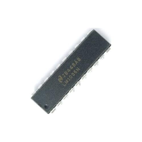 1Pcs IC LM1036 LM1036N TONE/VOL/BAL DUAL DC DIP20 NEW DATE CODE:11