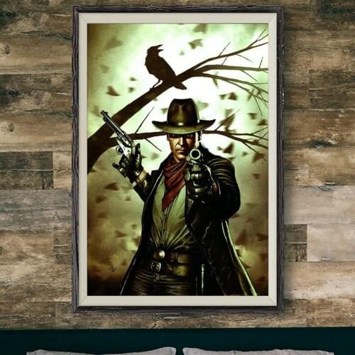 162 The Dark Tower Gunslinger Stephen King Wall Silk Cloth Poster Art Decoration Gift