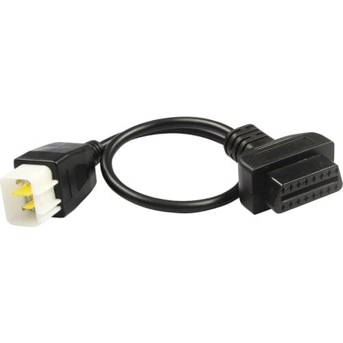 3 Pcs/Lot 6 To 16 Pin Autocycle OBD2 Connectors OBD Adapters Diagnostic Cables For BENELLI Motorcycles