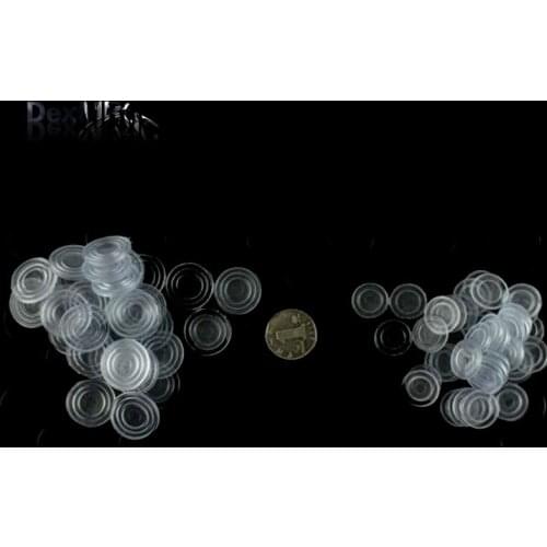 50pcs Transparent non-slip Rubber Gaskets for Tea table glass table 24*3mm/28*2mm