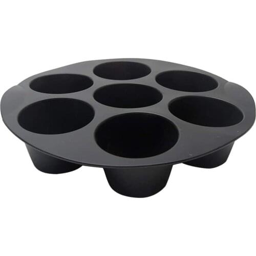 7 Even Silicone Non-Stick Muffin Cake Cups for 3.5-5.8 L Air Fryer Accessories Tray Baking Mould Chocolate Universal Cake Cup