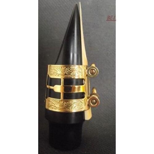 Alto Eb sax Mouthpiece and Carved Ligature +caps