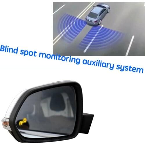 Car BSD BSM BSA Blind Area Spot Warning Drive Mirror Rear Radar Detection System For Roewe RX3 2017~2020