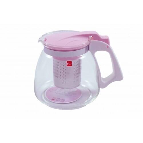 Teapot Glass Strainer Medium 900 Ml Colorful Cover-9337S