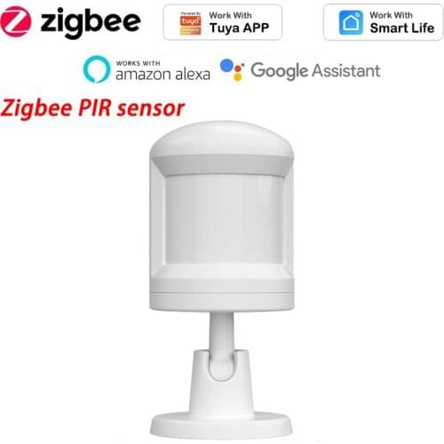 Smart Home Tuya ZigBee PIR Sensor With Foot Stand Motion Detect Human Body Movement Detect APP Smart Life Alexa Google Home
