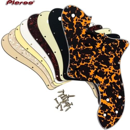 Pleroo Custom Guitar Parts - For US FD 72 Tele Deluxe Reissue Guitar Pickguard Without Pickup Replacement