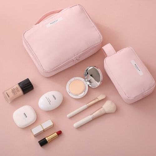 Travel cosmetic storage size ladies cosmetic bag PU leather waterproof zipper cosmetic bag storage bag cosmetic bag