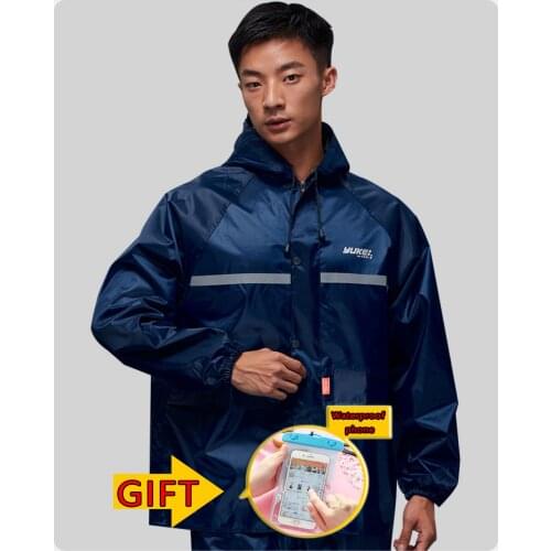 Hot Sale Raincoat Suit Adult Impermeable Motorcycle Riding Waterproof Ultrathin Outdoor Hiking Fishing Rainproof Protect Gear