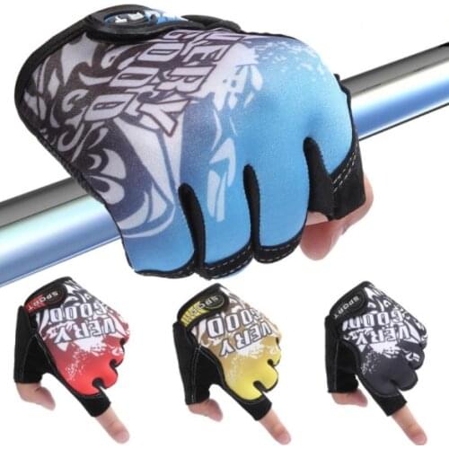 Classic Sports Gloves Semi-finger Outdoor Mittens Very Good Letters Fingerless Gloves Gym Men Women Work Out Gym Accessories