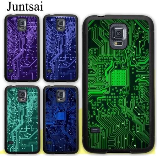 Circuit Motherboard Computer Case For Samsung Galaxy S20 Plus S9 S10 Note 20 Ultra A50 A70 A51 A71 A21S A20e A31 M31 M21