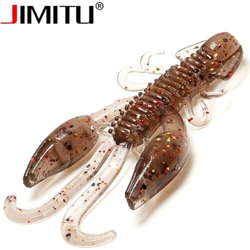 JIMITU Fishing lure set 15pcs wobler insect craw softbait Larva silicone bait leurre souple mer isca artificial pesca fish lures
