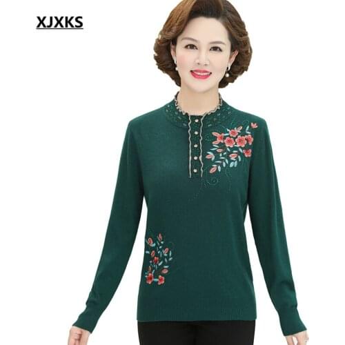XJXKS 2021 autumn winter new loose plus size women turtleneck sweater comfortable wool knitted sweater women pullover