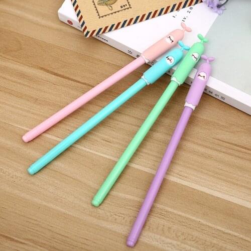 The new cute adorable grass sprouts Korean students stationery, office supplies, neutral pen black pen Stationery for office sup