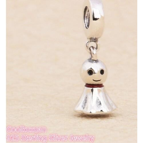 Fits Original Pandora Bracelets 925 Sterling Silver Sunny Doll Pendants Charm Beads for Jewelry Making Women