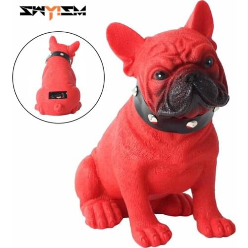 Bulldog Portable Bluetooth Speakers Music Player Center 3D Stereo caxia de som Boom Box Sound System For Computer with FM TF USB